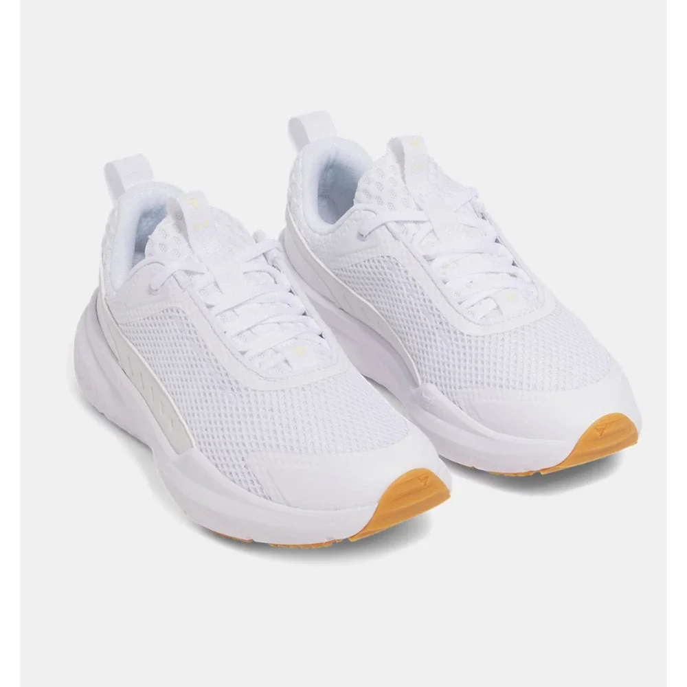 Women's 7 Under Armour Project Rock BSR 5 Shoes 3028301-100 White NEW